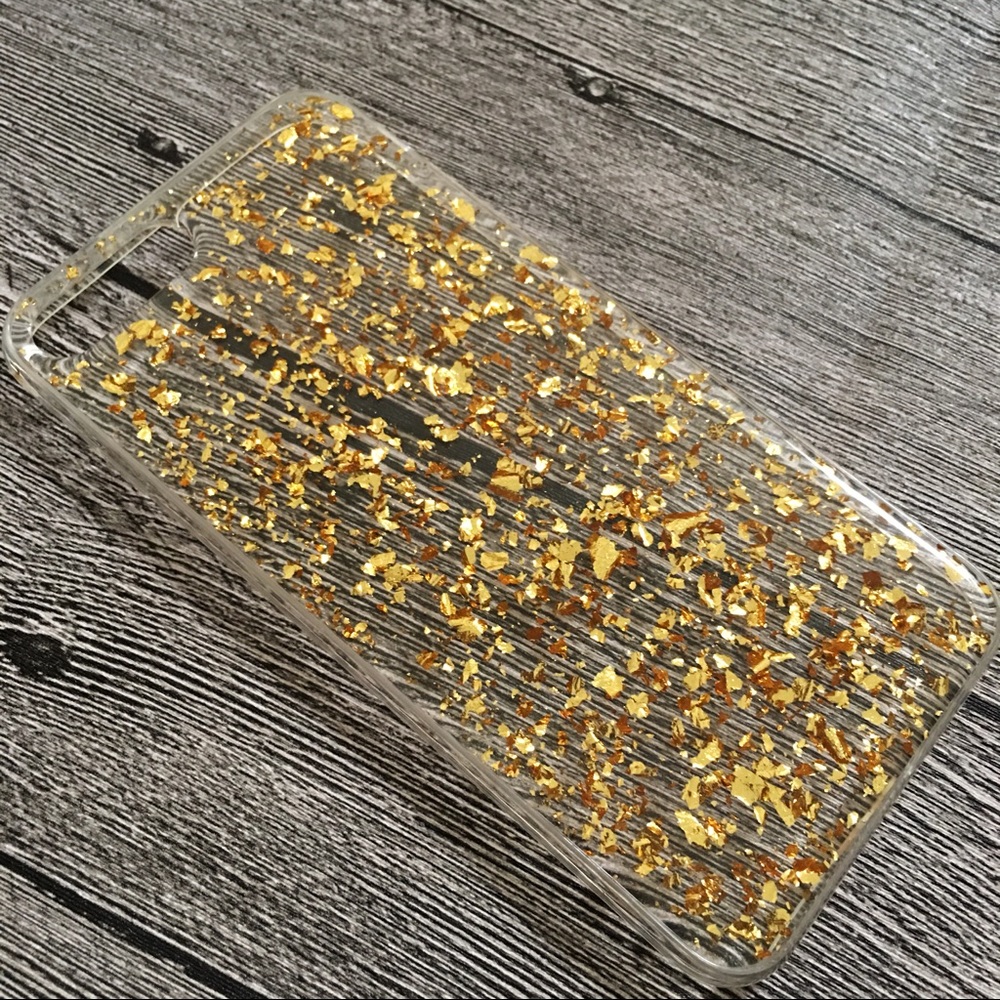 Sparkling Golden Foil iPhone 7Plus/8Plus X Case - Picture 5 of 6